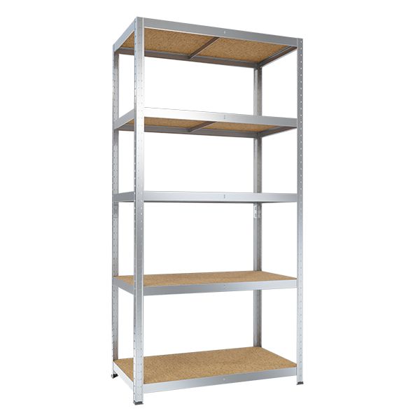 Стелаж металевий FORSTOR Multirack 1700x900x500 мм 5 полиць